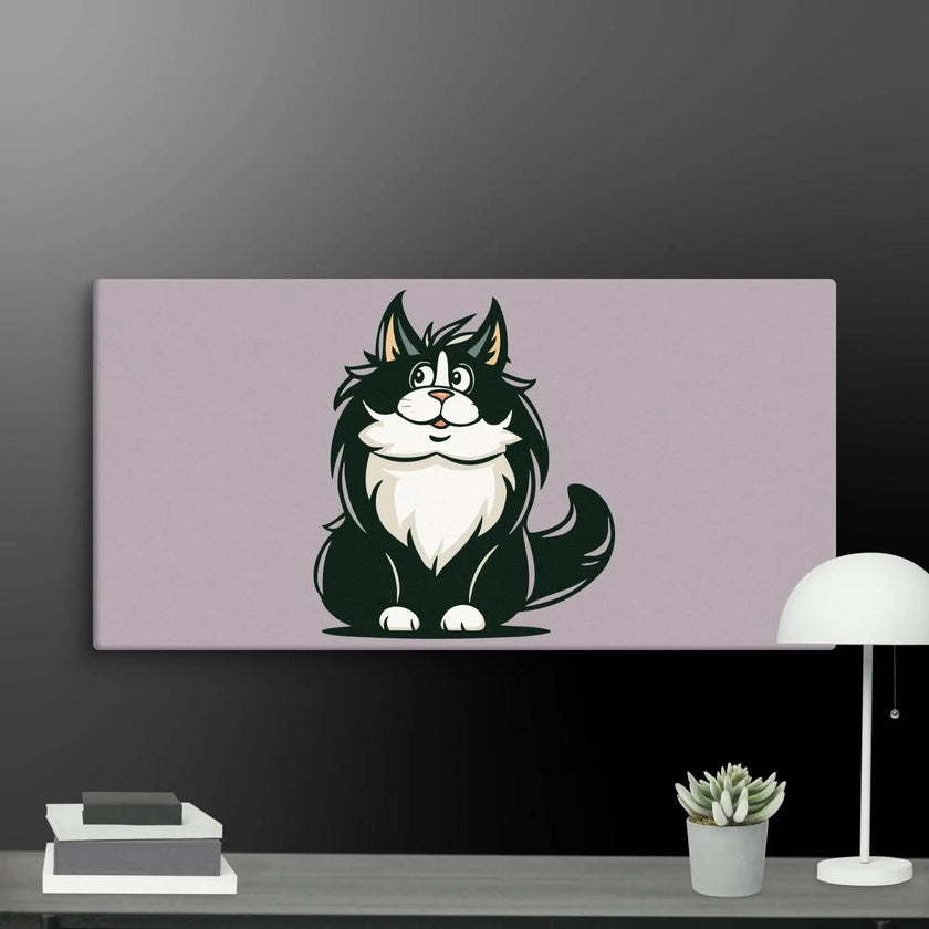Stay Curious Cat Wall Decor Canvas - STYLISHOUR