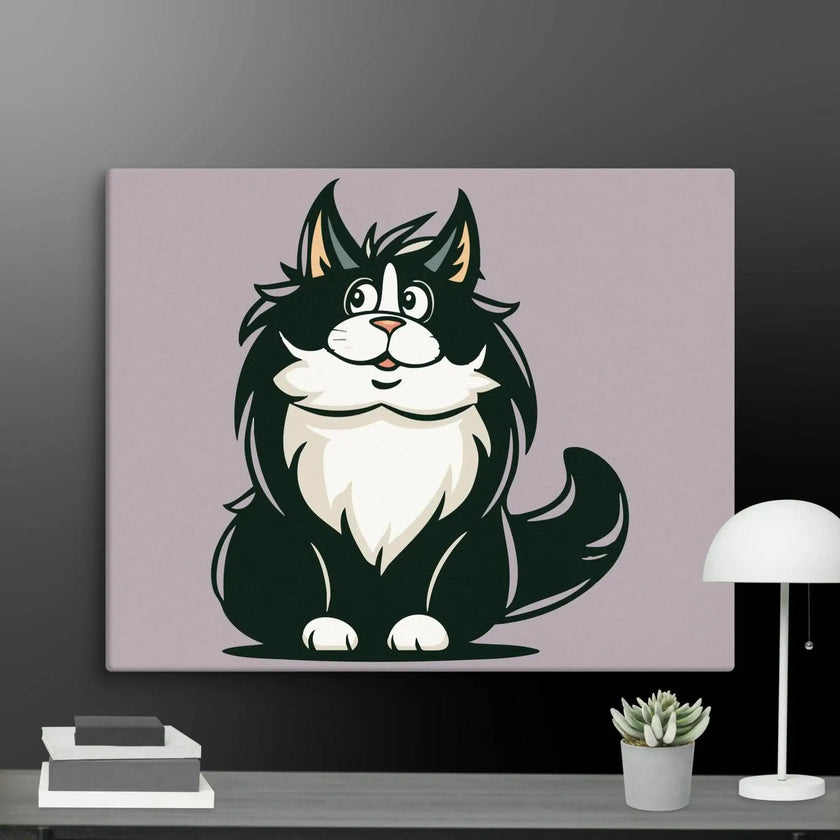 Stay Curious Cat Wall Decor Canvas - STYLISHOUR