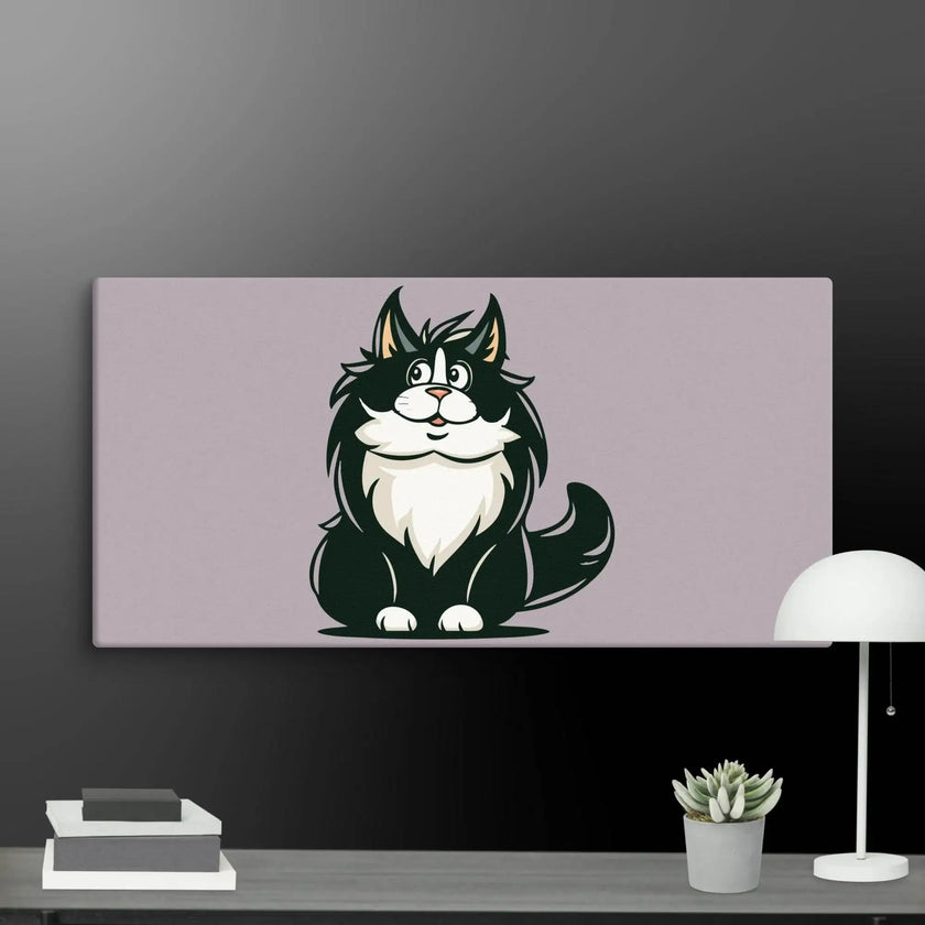 Stay Curious Cat Wall Decor Canvas - STYLISHOUR