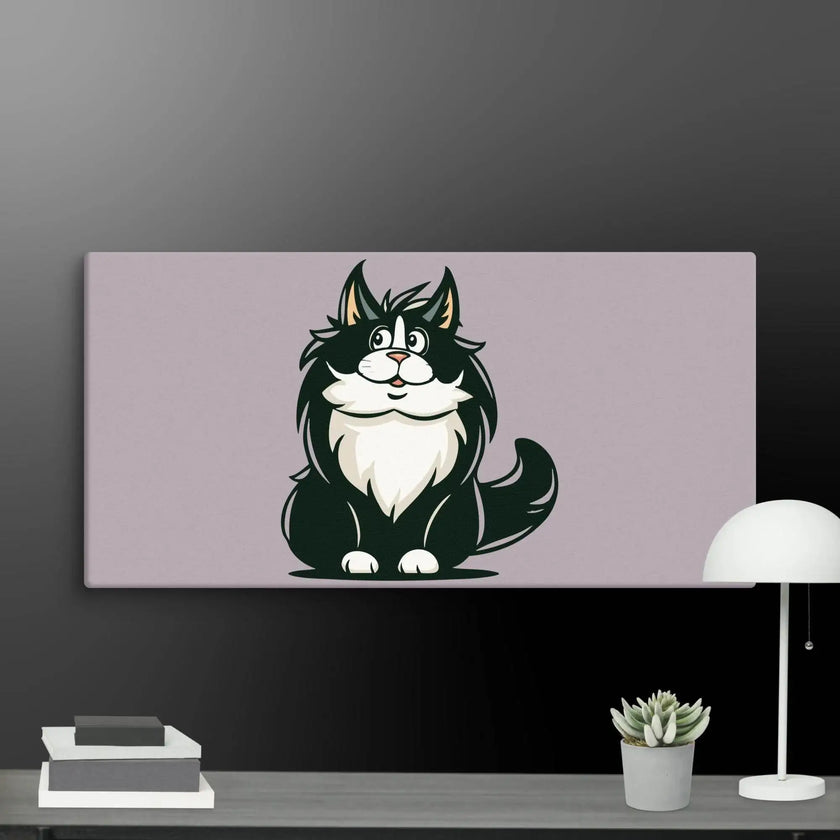 Stay Curious Cat Wall Decor Canvas - STYLISHOUR