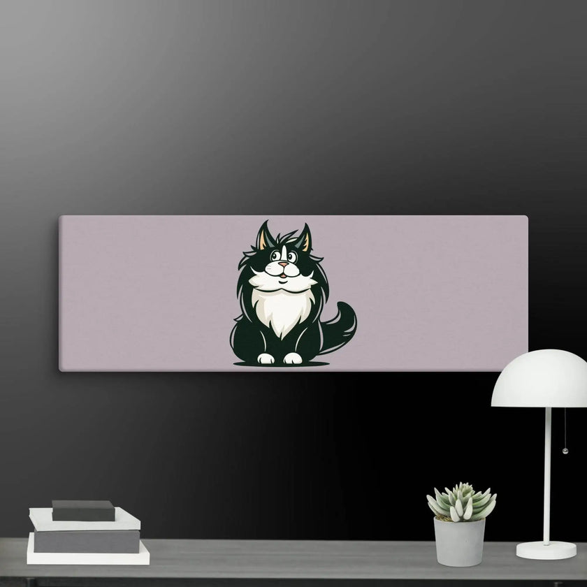 Stay Curious Cat Wall Decor Canvas - STYLISHOUR