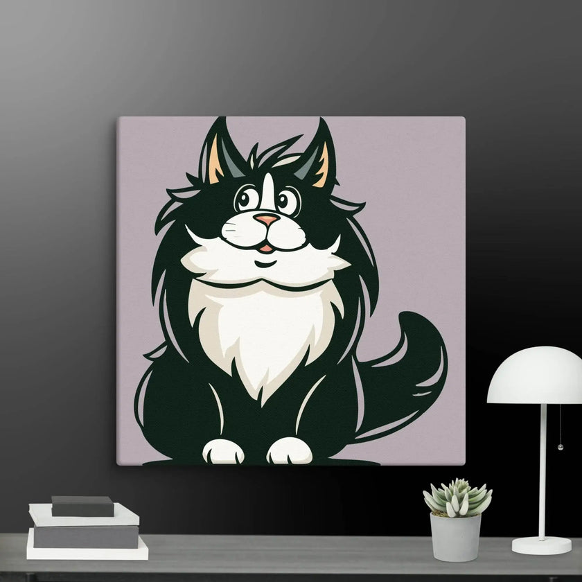 Stay Curious Cat Wall Decor Canvas - STYLISHOUR