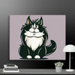 Stay Curious Cat Wall Decor Canvas - STYLISHOUR