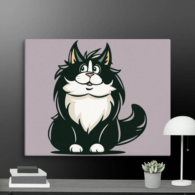Stay Curious Cat Wall Decor Canvas - STYLISHOUR