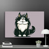 Stay Curious Cat Wall Decor Canvas - STYLISHOUR
