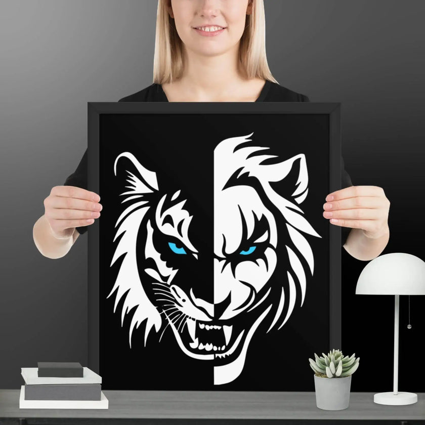 Roar & Madness Wall Art Framed Poster - STYLISHOUR