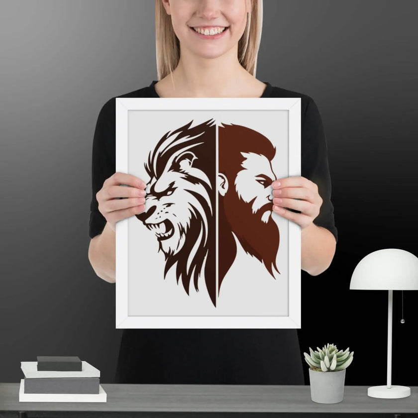 Fierce Fusion Wall Art Framed poster - STYLISHOUR