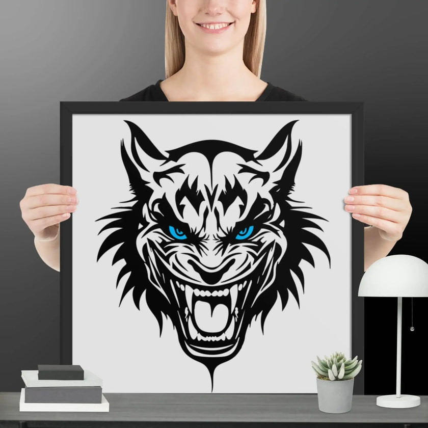 Savage Laughter Wall Art Framed poster - STYLISHOUR