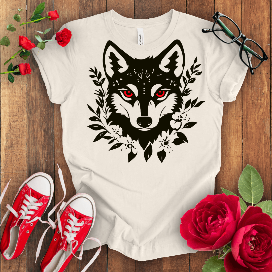 Red Eye Wolf T-shirt - STYLISHOUR