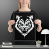 Fearless Roaring Tiger Wall Art Framed poster - STYLISHOUR