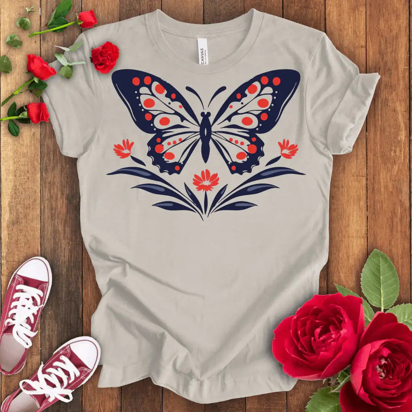 Wings of Wonder Butterfly T-shirt - STYLISHOUR