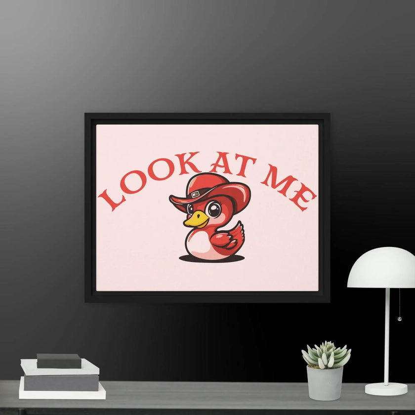 Look At Me Framed canvas - STYLISHOUR