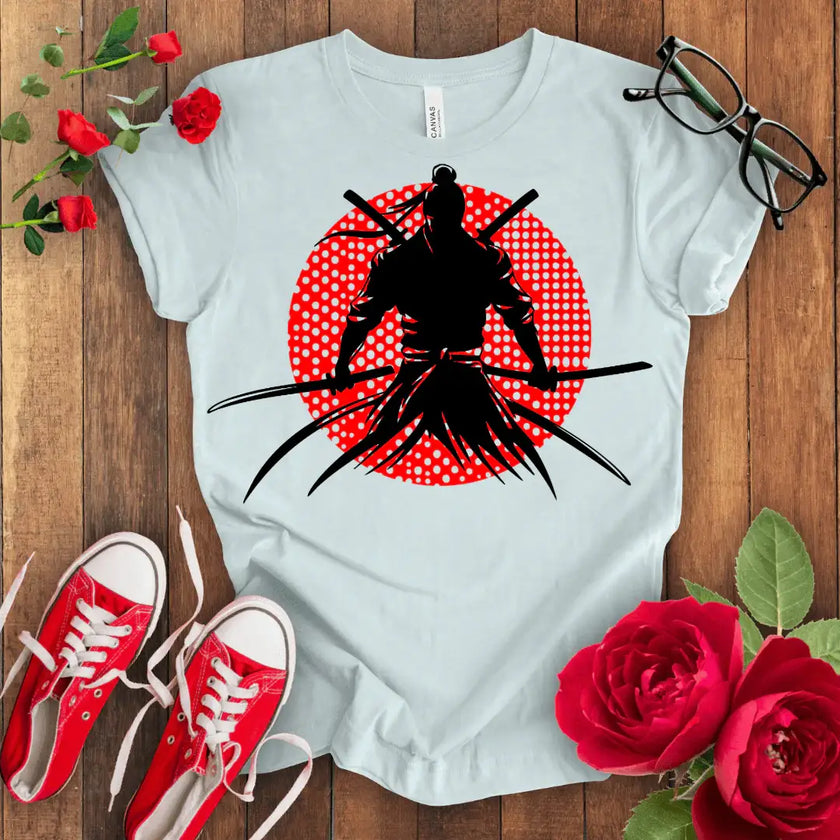 Samurai Spirit Tee - Retro Warrior Design - STYLISHOUR