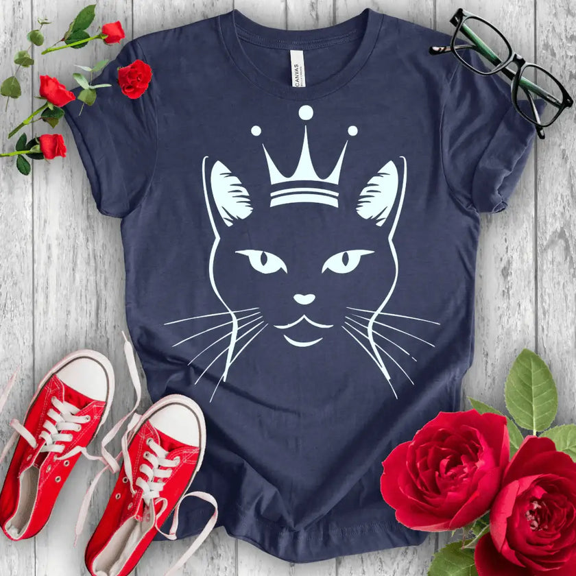 Queen Kitty Tee - Purrfection in Style - STYLISHOUR