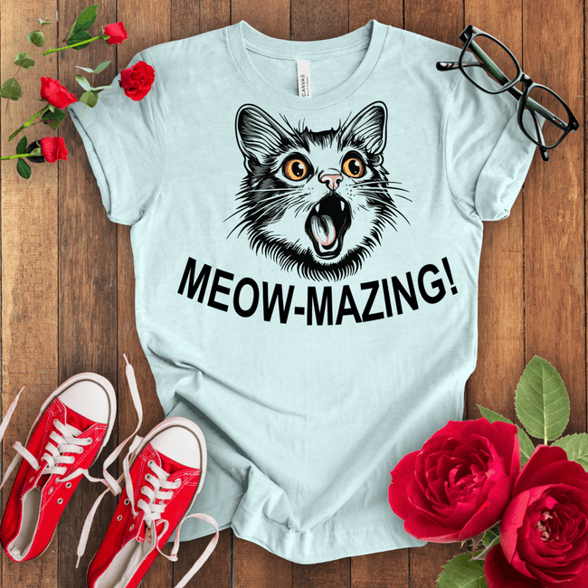 Meow Amazing Cat T-shirt - STYLISHOUR