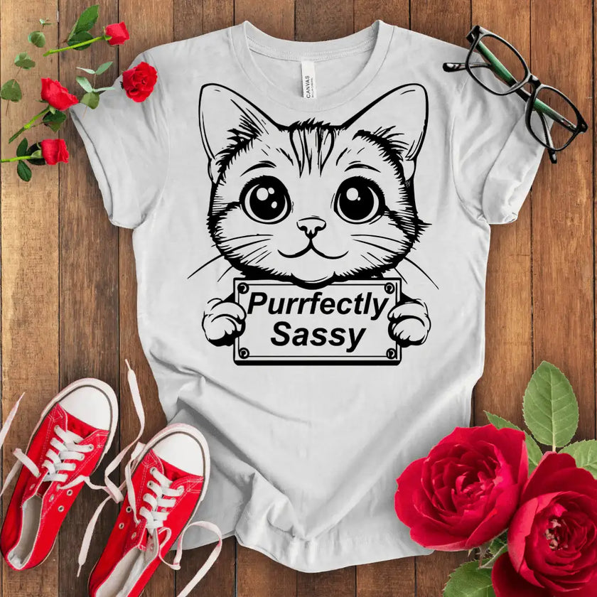Perfect Sassy Kitten T-shirt - STYLISHOUR