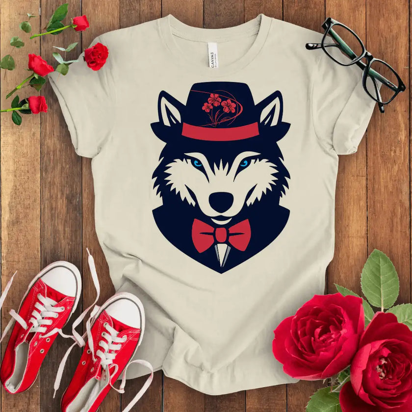 Cool Wolf Tee - Stay Calm and Howl On - STYLISHOUR