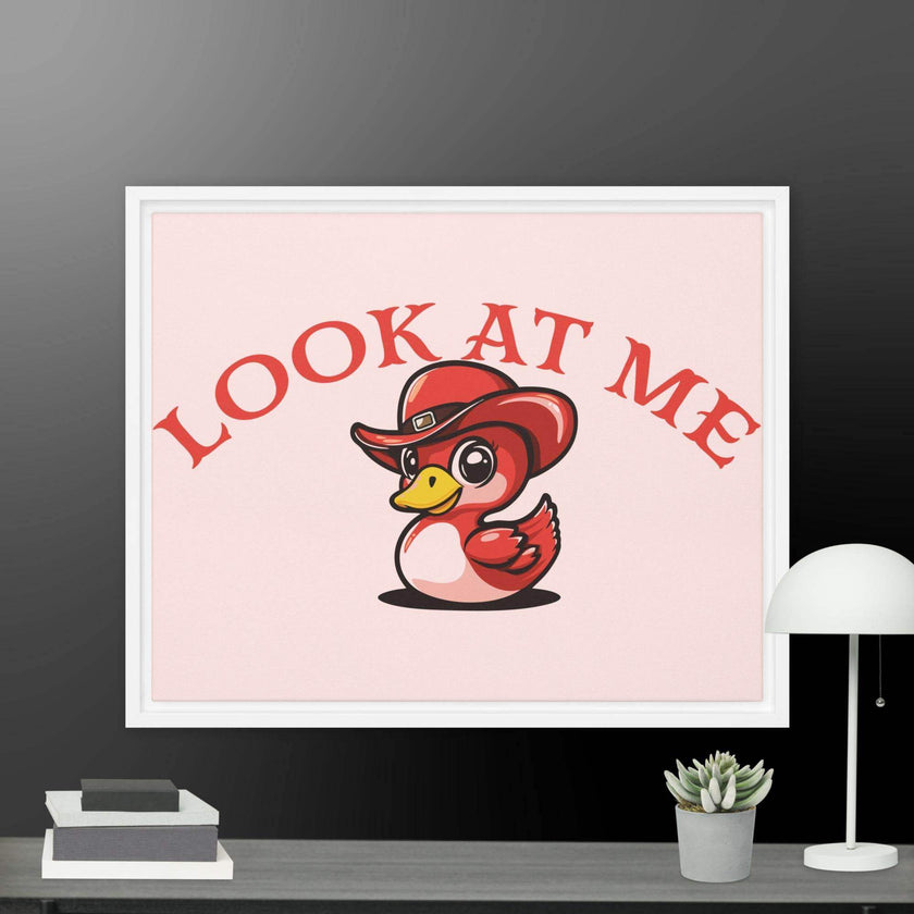 Look At Me Framed canvas - STYLISHOUR