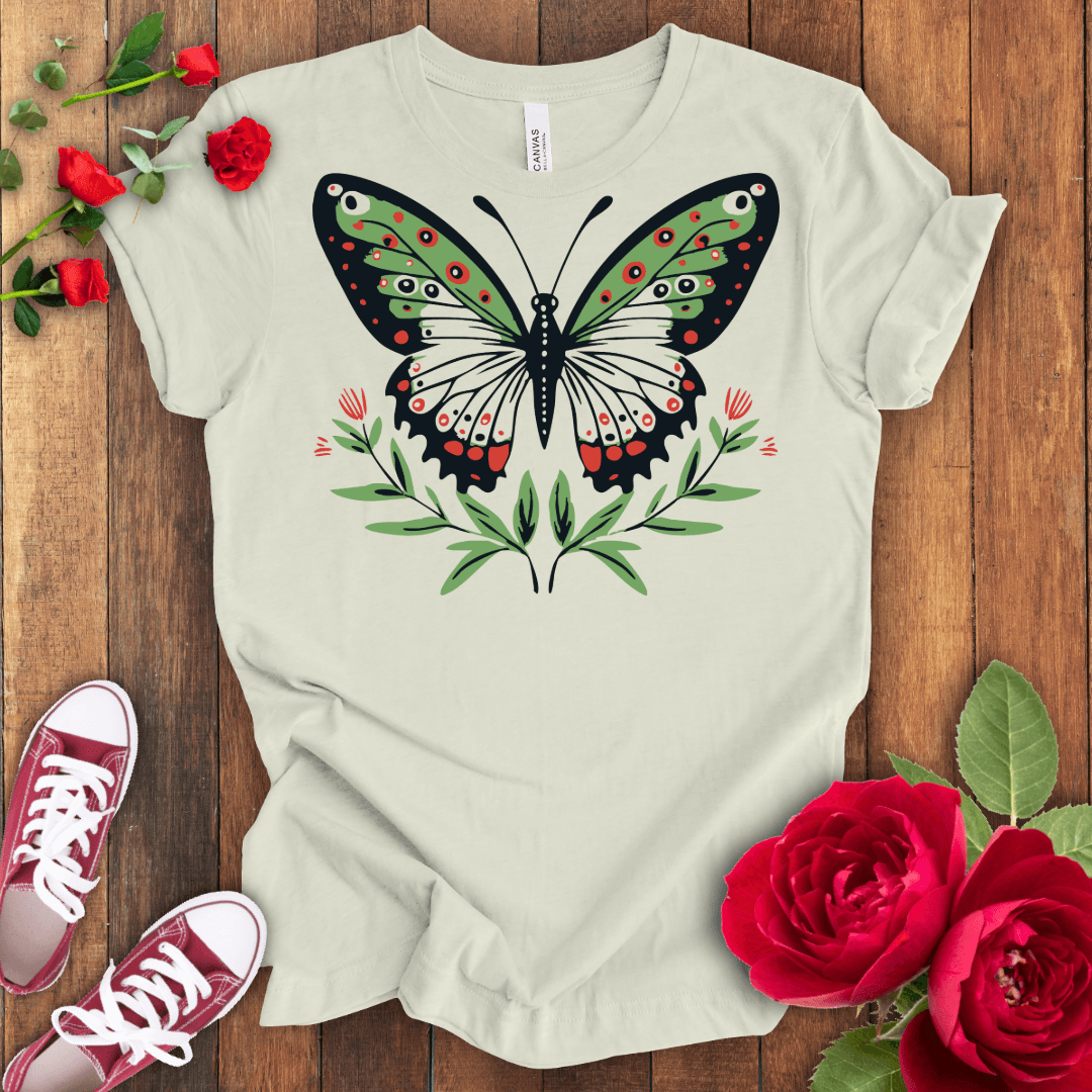 Colors in Flight Butterfly T-shirt - STYLISHOUR