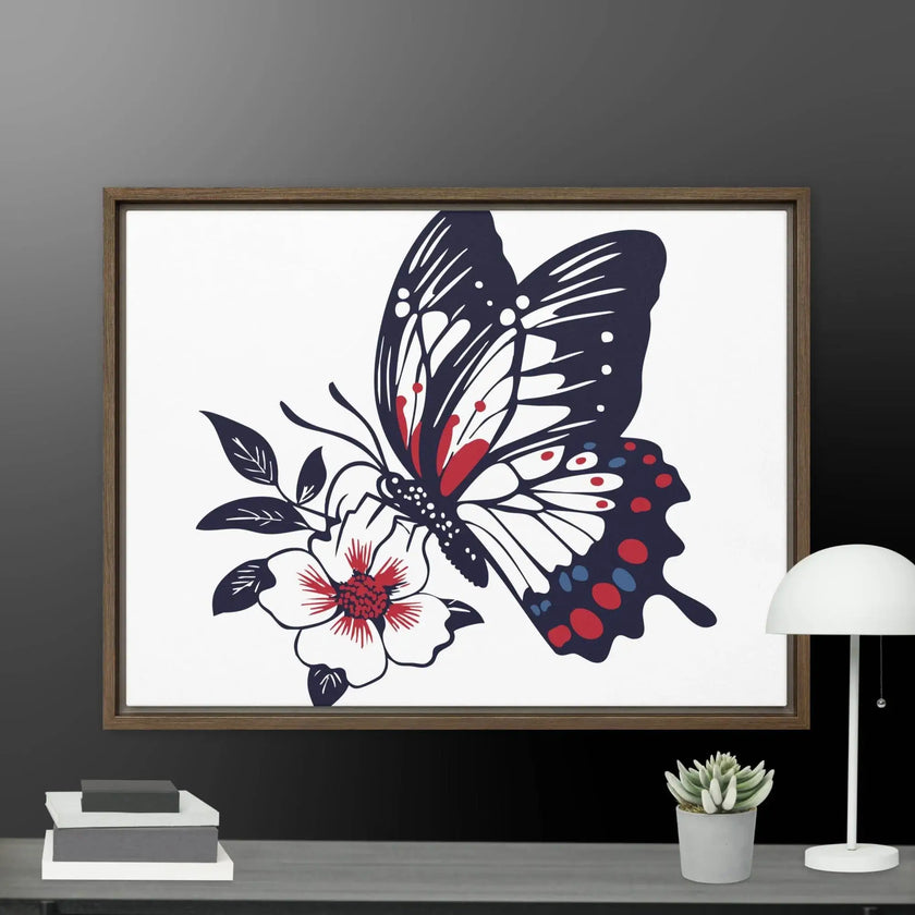 Adorable Butterfly Framed canvas - STYLISHOUR