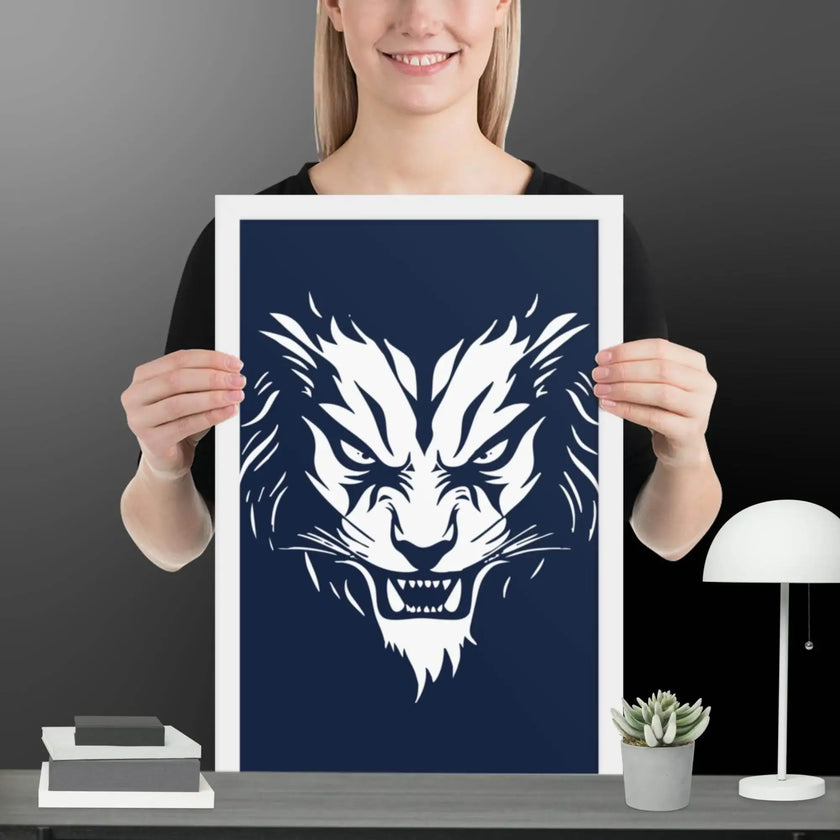 Roaring Madness Framed poster - STYLISHOUR