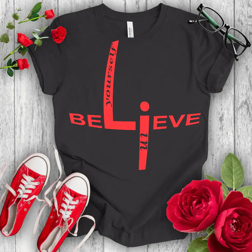 Self-Confidence Tee: Believe in You - STYLISHOUR