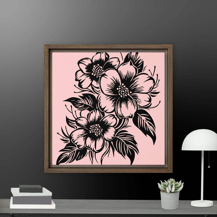 Flower Framed canvas - STYLISHOUR