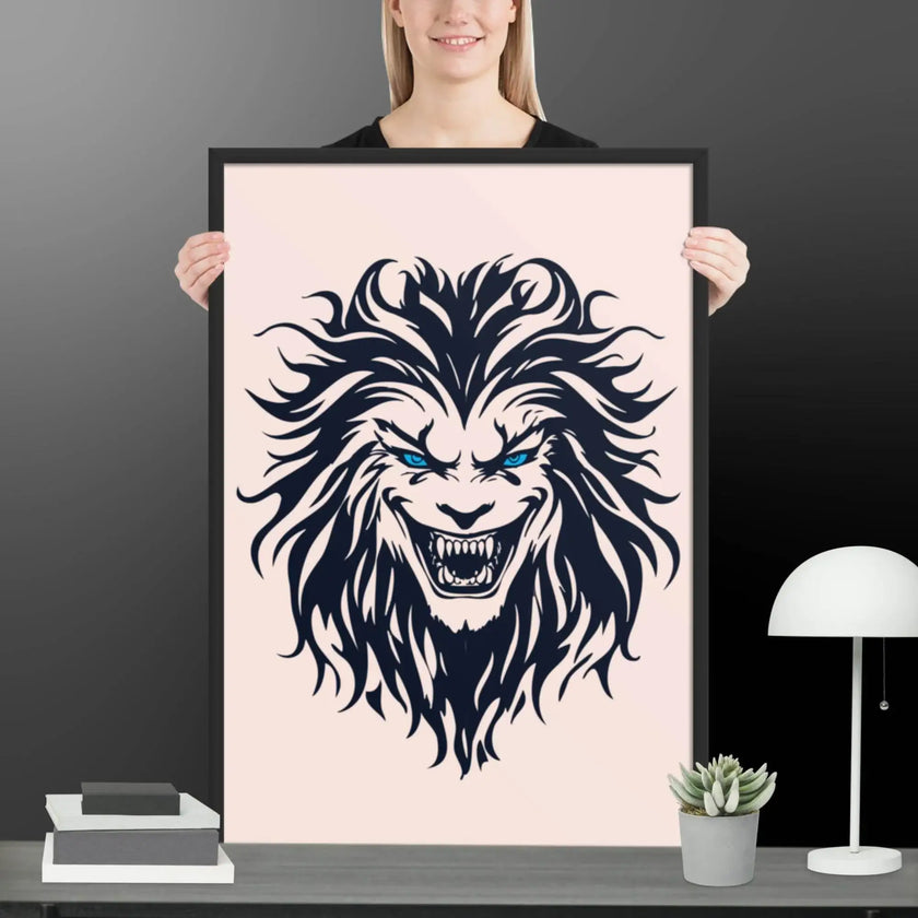 Savage Smile Wall Art Framed poster - STYLISHOUR