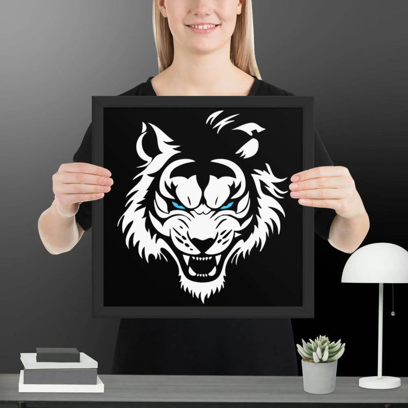 Fusion of Beast and Madness Framed poster - STYLISHOUR