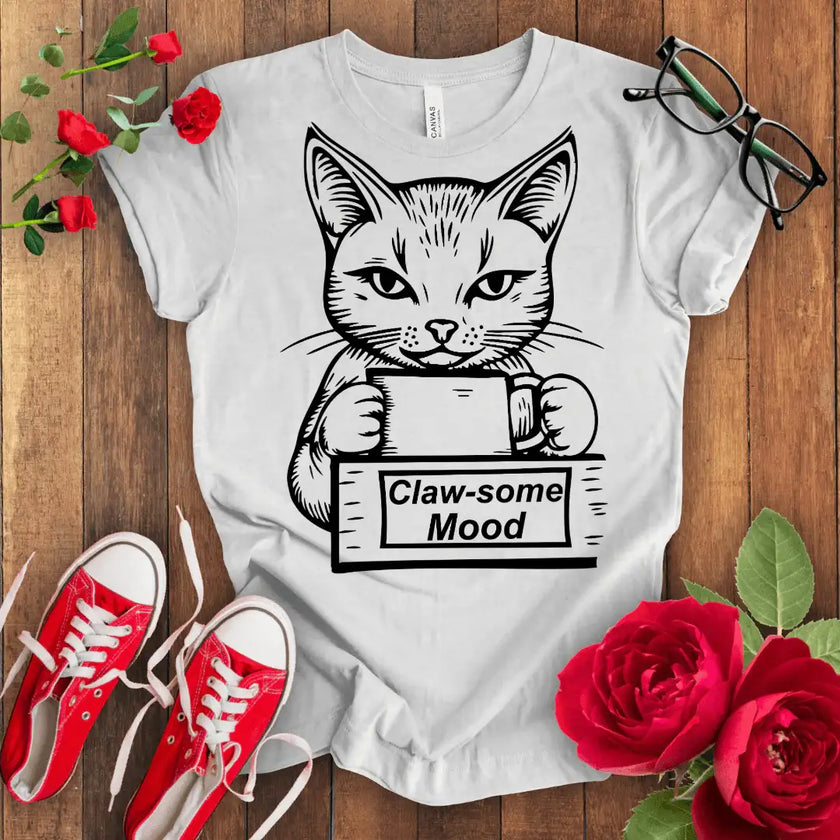 Awesome Mood Kitten T-shirt - STYLISHOUR