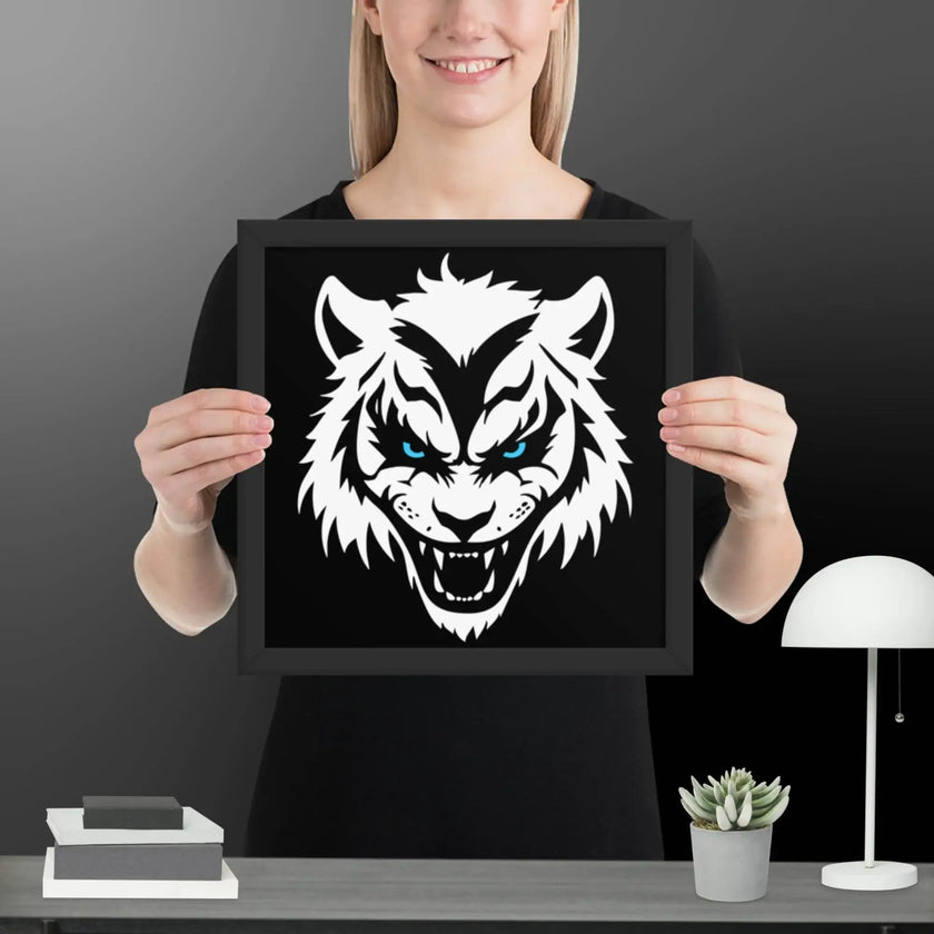 Fusion of Beast and Madness Framed poster - STYLISHOUR