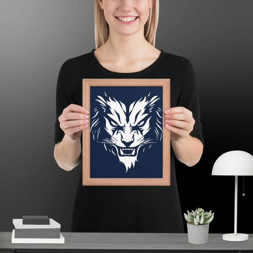 Roaring Madness Framed poster - STYLISHOUR