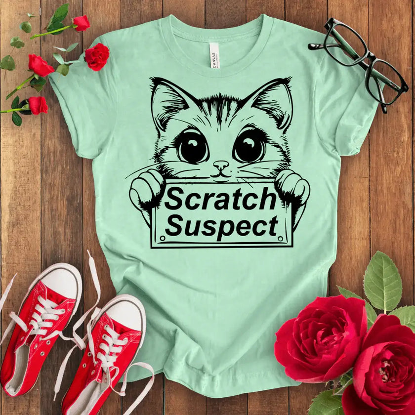 Scratch Suspect Kitten T-shirt - STYLISHOUR