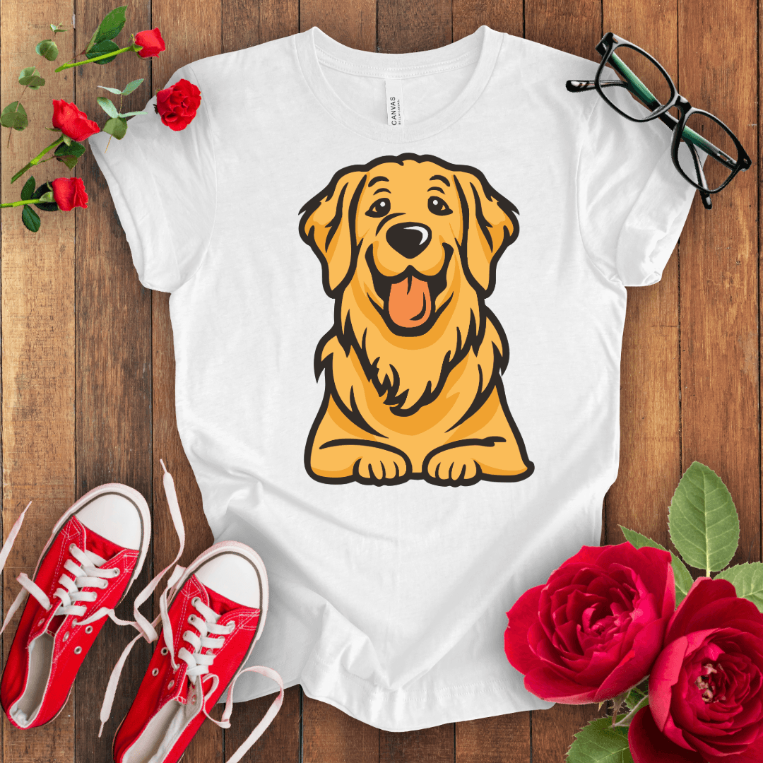 Pawsome Golden Buddy T-shirt - STYLISHOUR