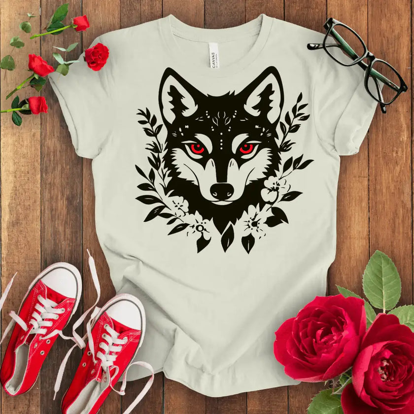 Midnight Wolf Tee - Howl in Style - STYLISHOUR