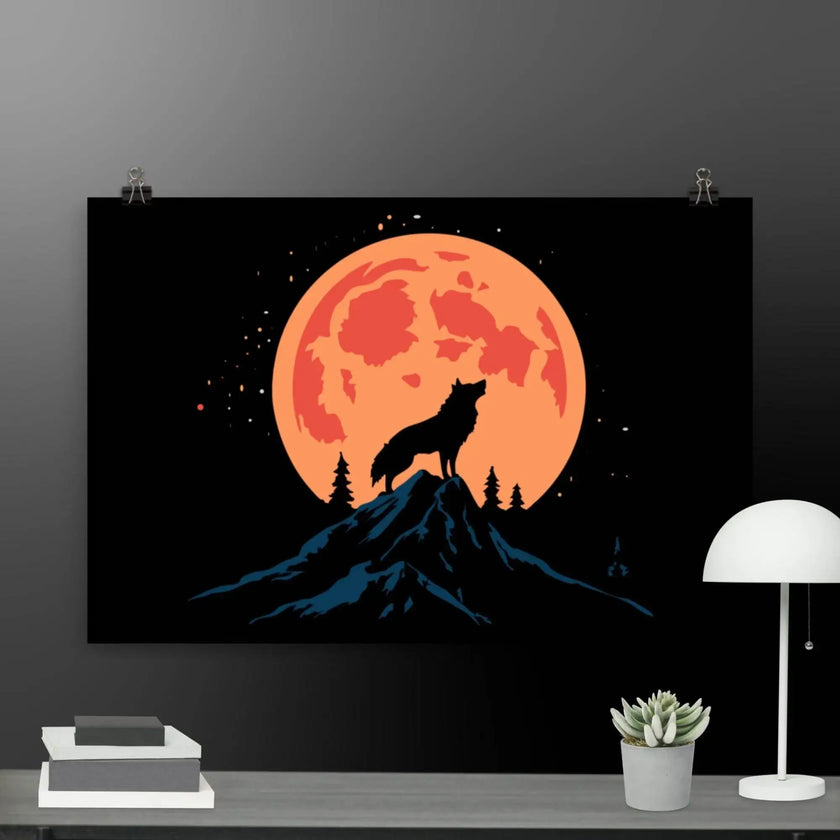Howling Wolf Poster - STYLISHOUR