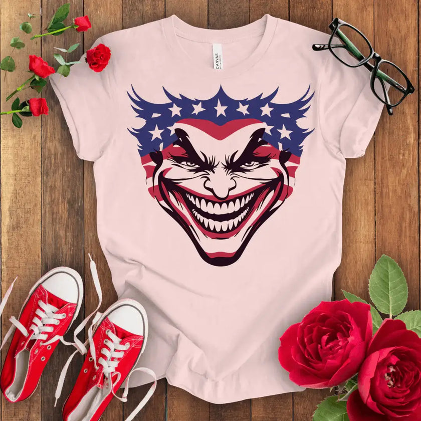 Joker Crazy Laugh Premium T-shirt - STYLISHOUR