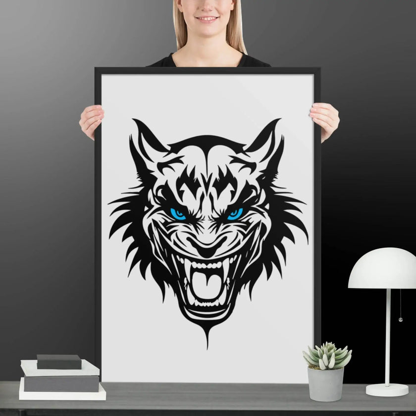 Savage Laughter Wall Art Framed poster - STYLISHOUR