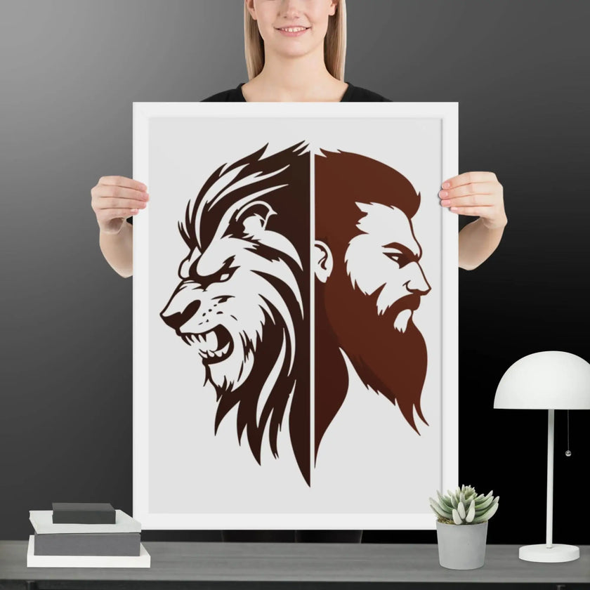 Fierce Fusion Wall Art Framed poster - STYLISHOUR