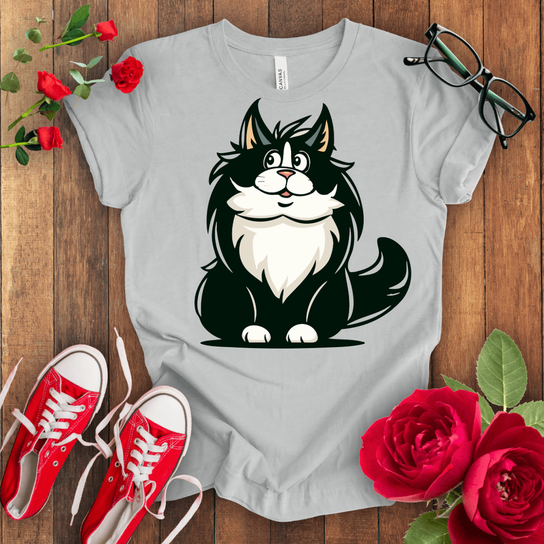 Cute Meow Vibes T-shirt - STYLISHOUR