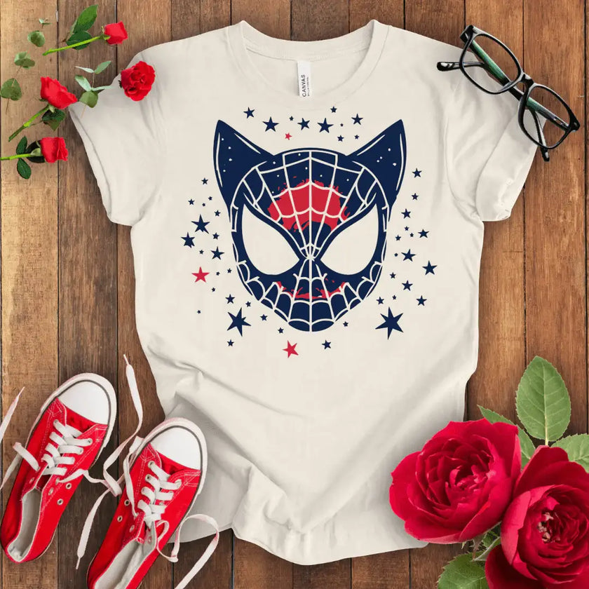 Spider Cat Tee: Purrfectly Stylish! - STYLISHOUR