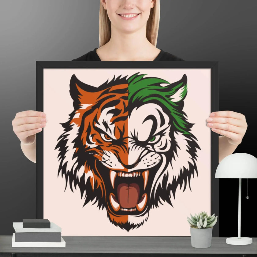 King of Chaos Framed poster - STYLISHOUR