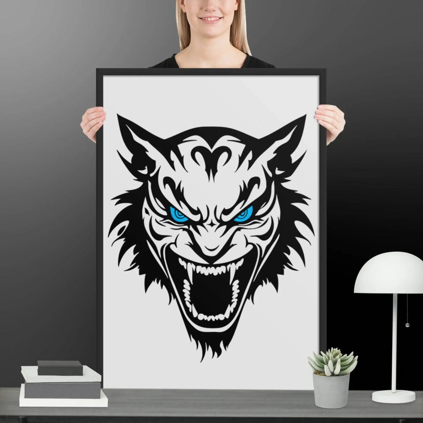 Jungle Madness Wall Art Framed poster - STYLISHOUR