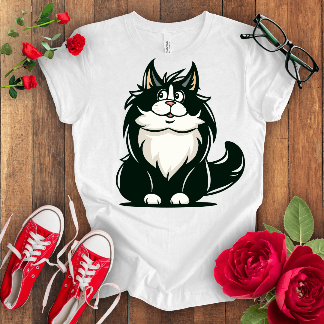 Cute Meow Vibes T-shirt - STYLISHOUR