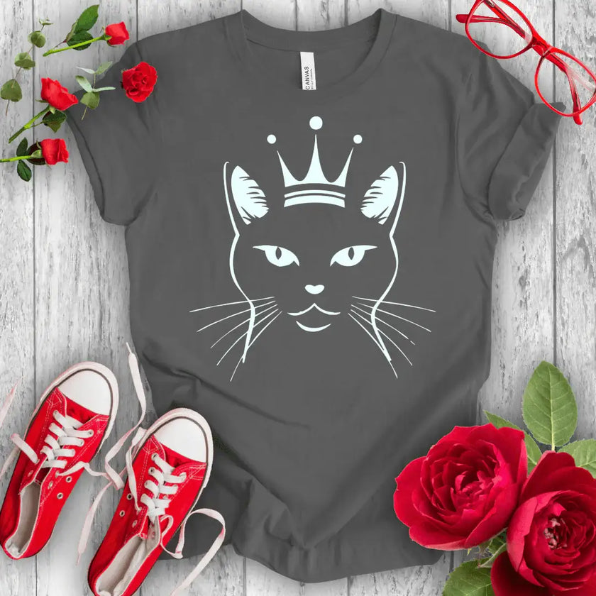 Queen Kitty Tee - Purrfection in Style - STYLISHOUR