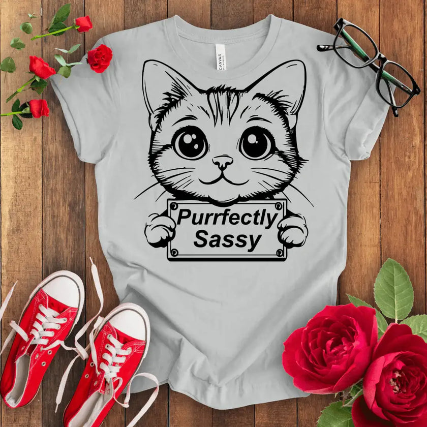 Perfect Sassy Kitten T-shirt - STYLISHOUR