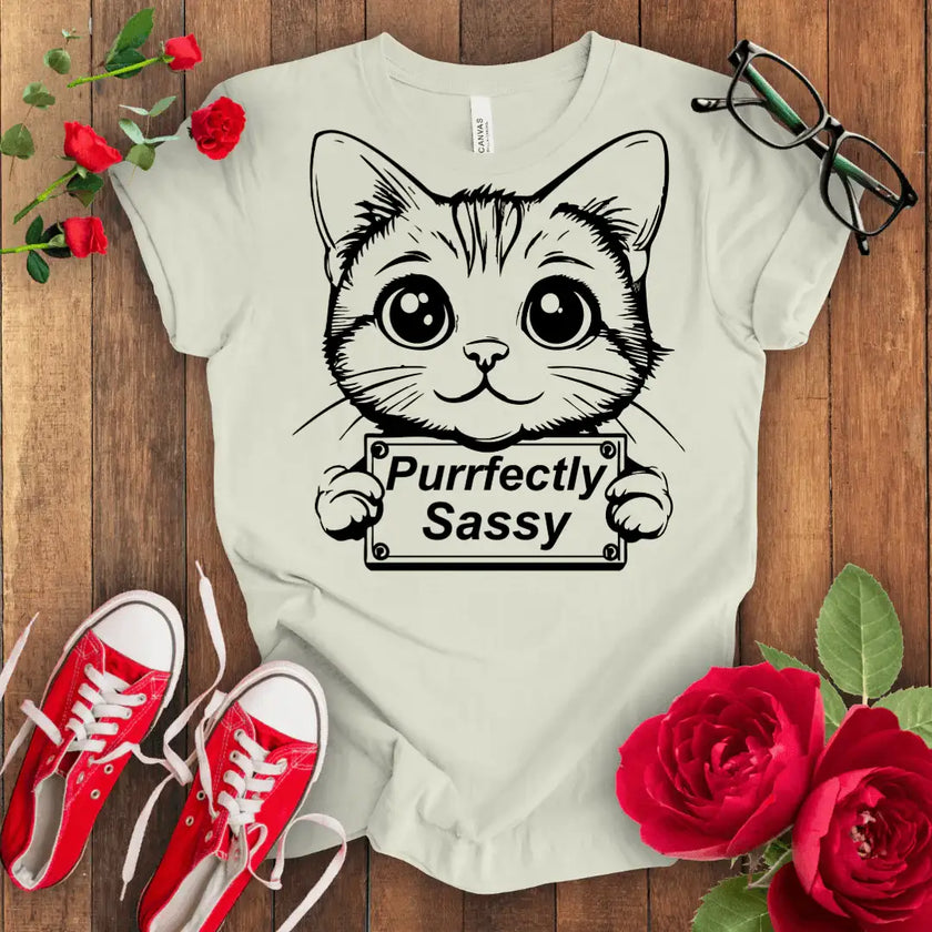 Perfect Sassy Kitten T-shirt - STYLISHOUR