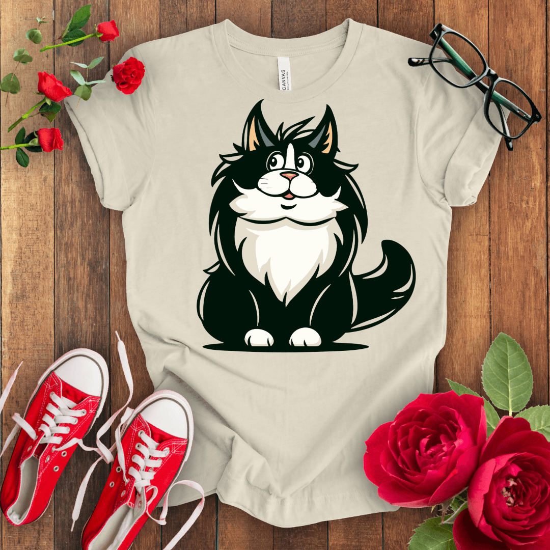 Cute Meow Vibes T-shirt - STYLISHOUR