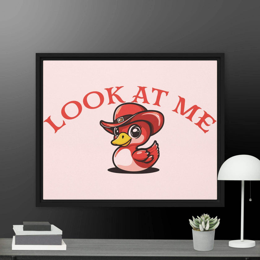 Look At Me Framed canvas - STYLISHOUR