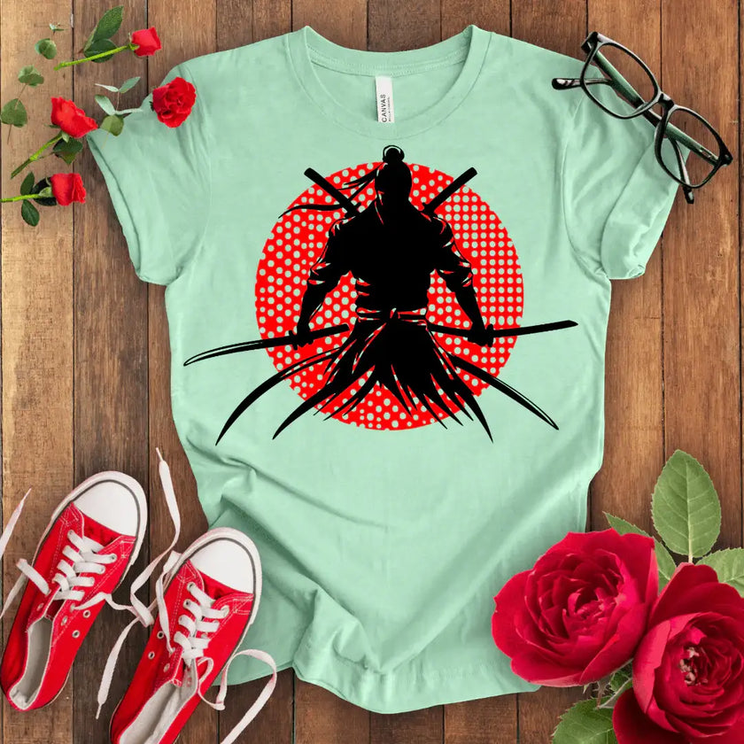 Samurai Spirit Tee - Retro Warrior Design - STYLISHOUR